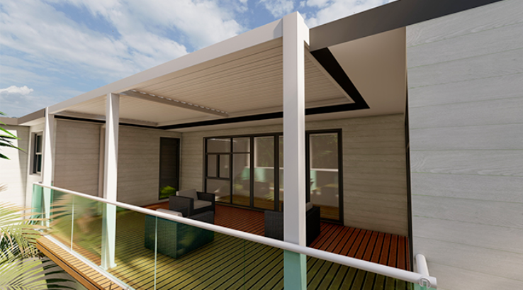 Custom Bioclimatic Pergola