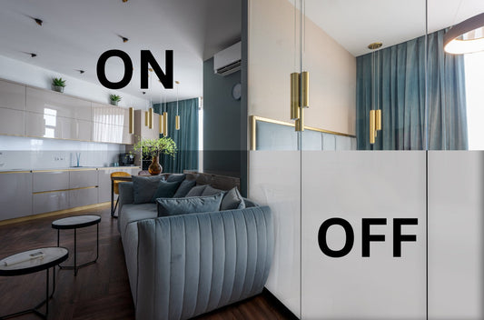 Switchable Smart Glass Triple Pane Picture Window